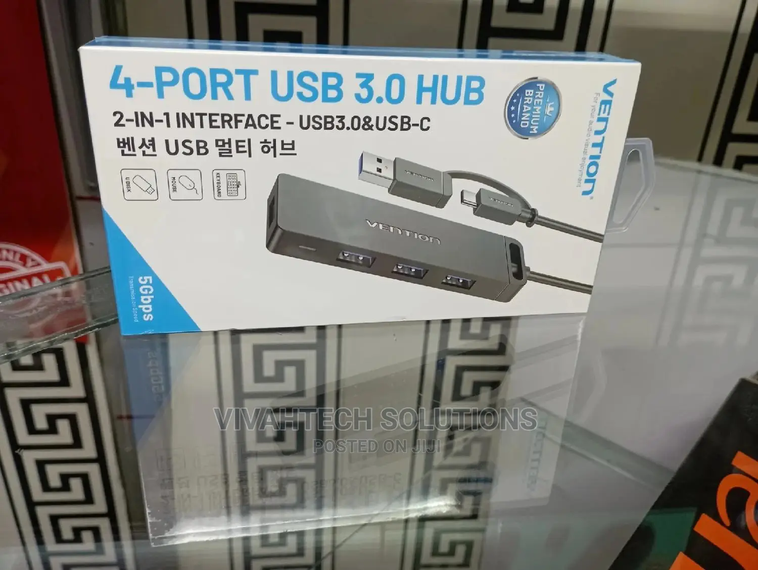 Brand New 4-Port Usb 3.0 Hub With Type C Usb 3.0