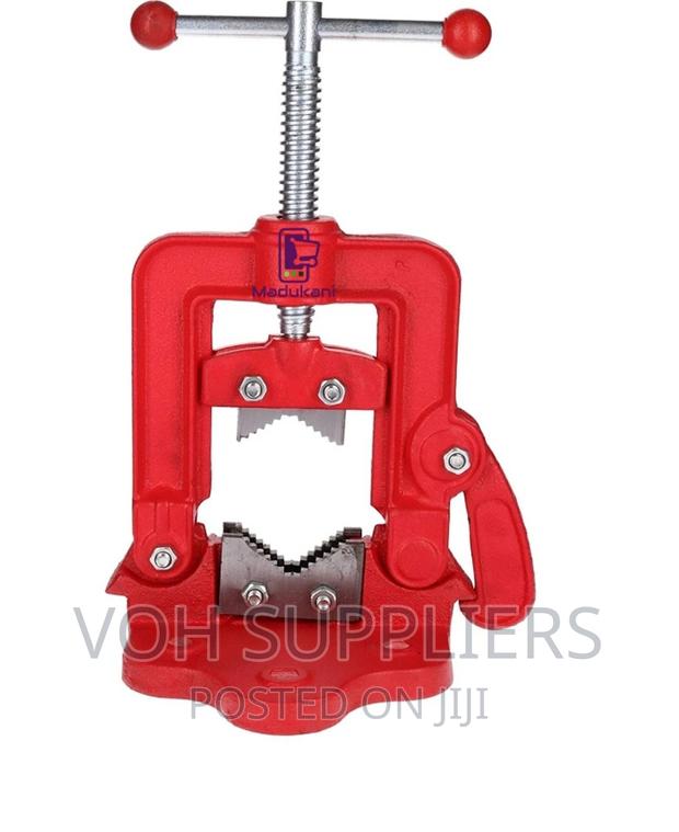 Hinged Reversible Self Locking Pipe Vice Clamp – Choose Size - thumbnail 2