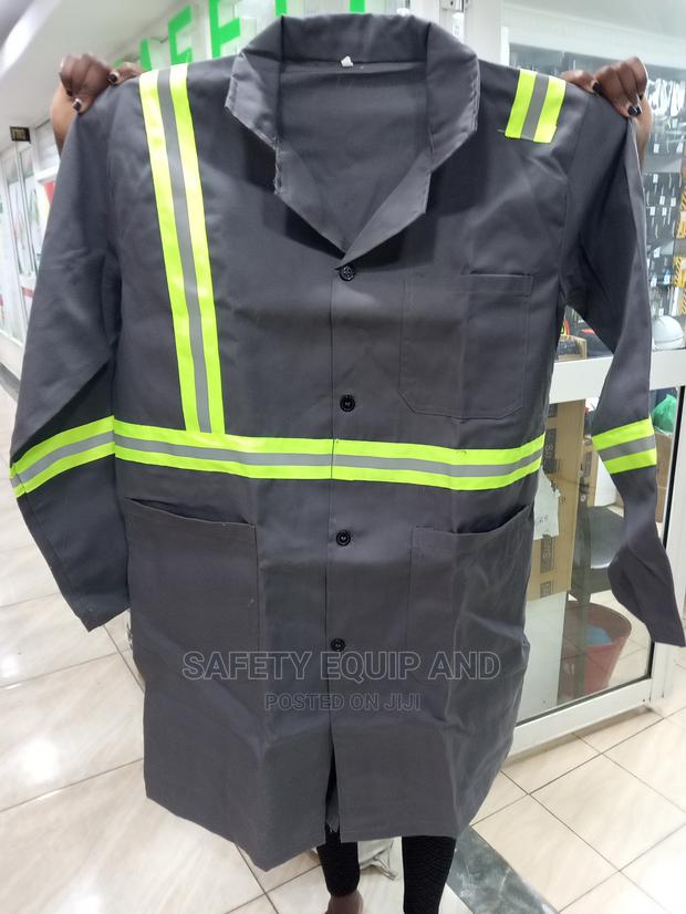 Safety Work Shop Coat, Reflective - main view