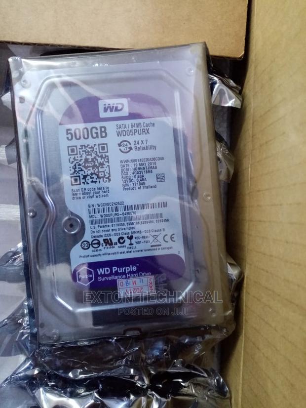 Wd Purple 500gb Surveillance Internal Hard Disk Drive - main view