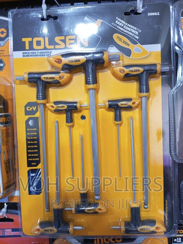 8pcs Hex T-Handle Screwdrivers Set - main view
