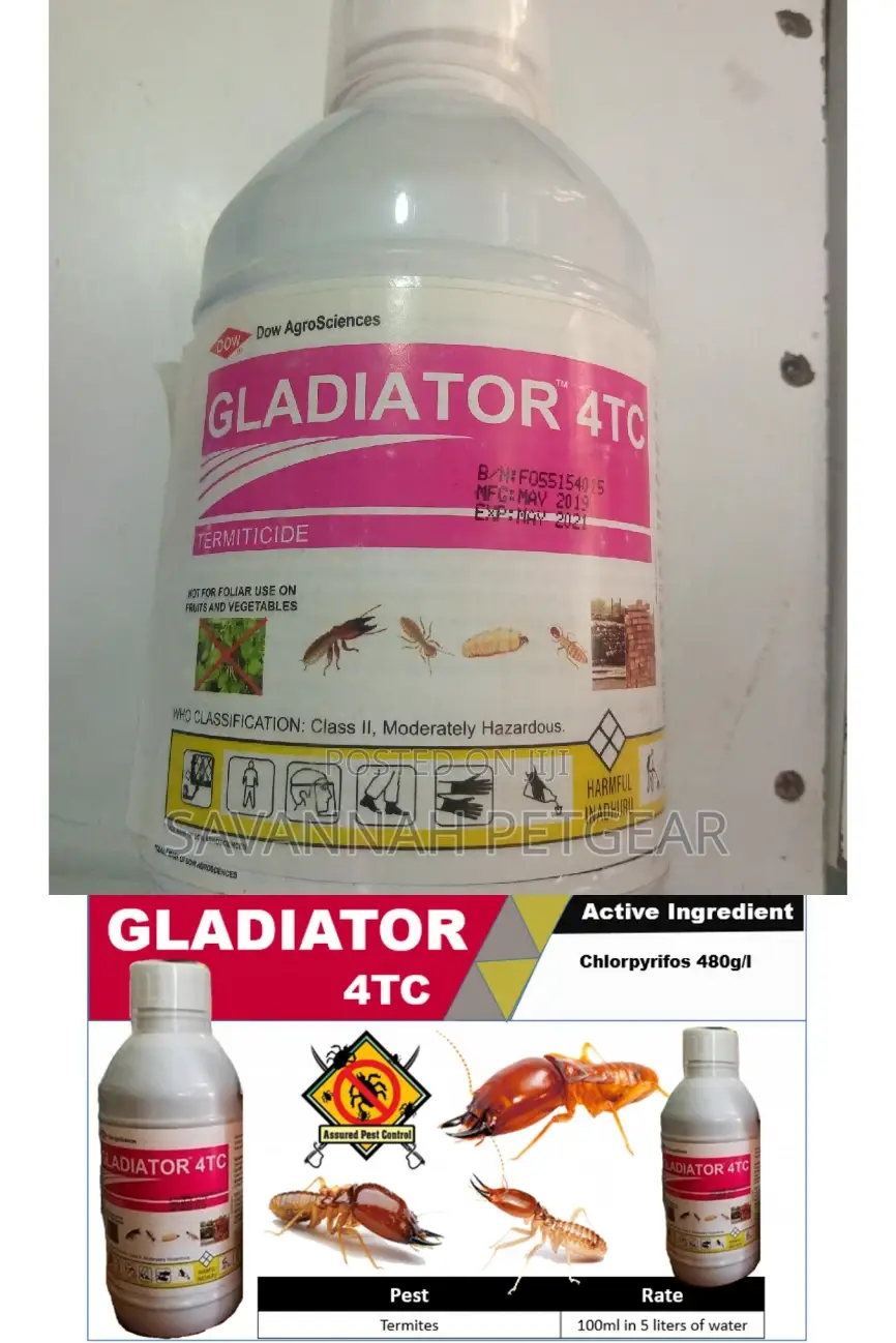 Original Gladiator Pesticide for Termites Control - 1l