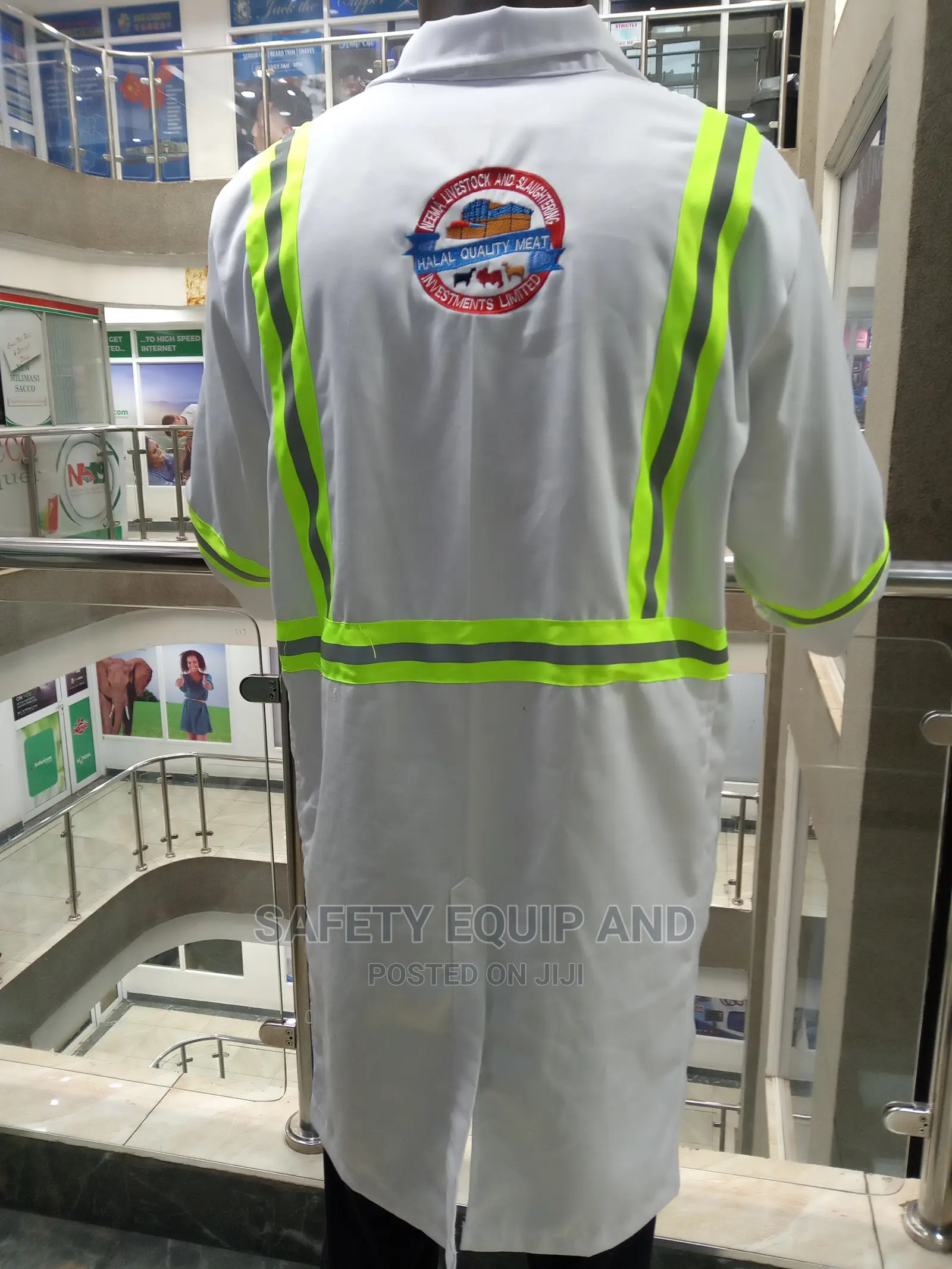 White Twill Dust Coats