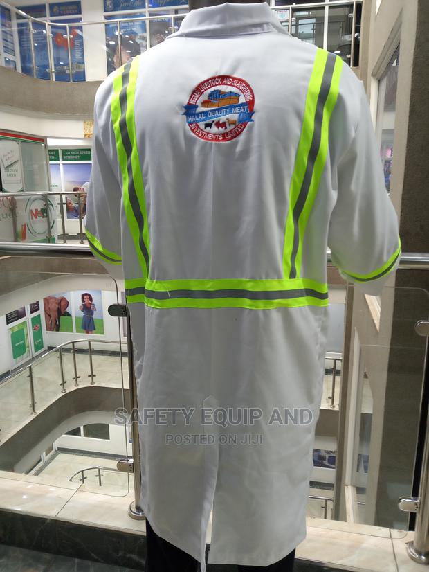 White Twill Dust Coats