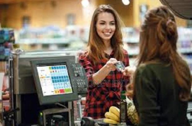 Simple Interface POS Software System for Supermarkets - main view
