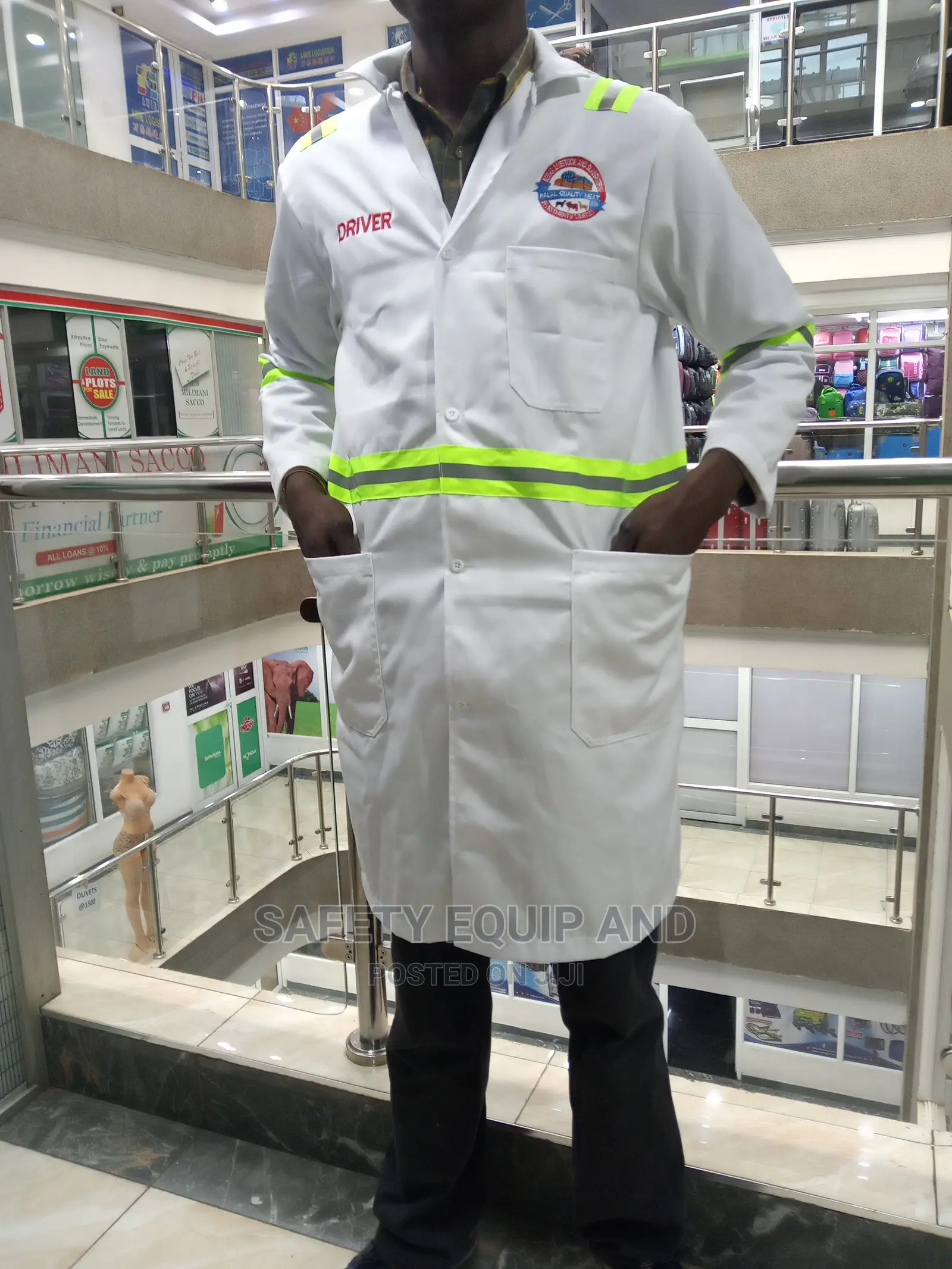Safety Lab Coats With Reflective Stripes
