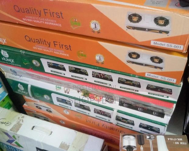 Complete Glass Double Burner Cooker Kit+2m Pipes +Regulator - thumbnail 2