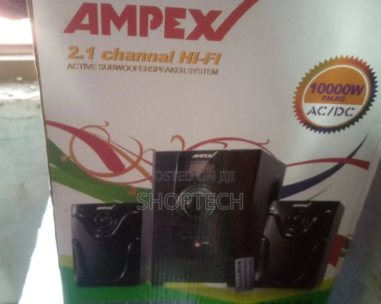 2.1ch Ampex Subwoofer System.