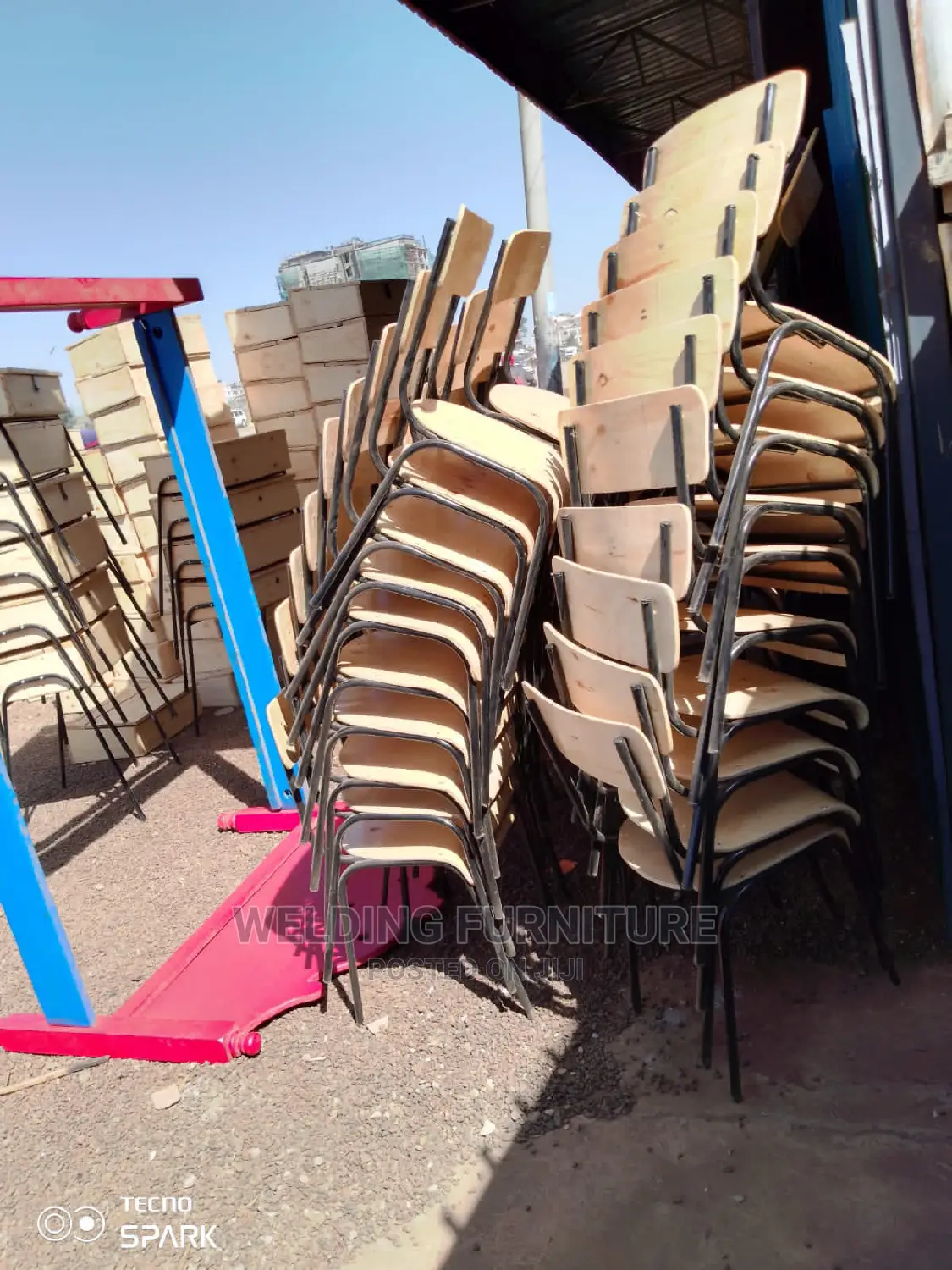 Lockers and Chairs