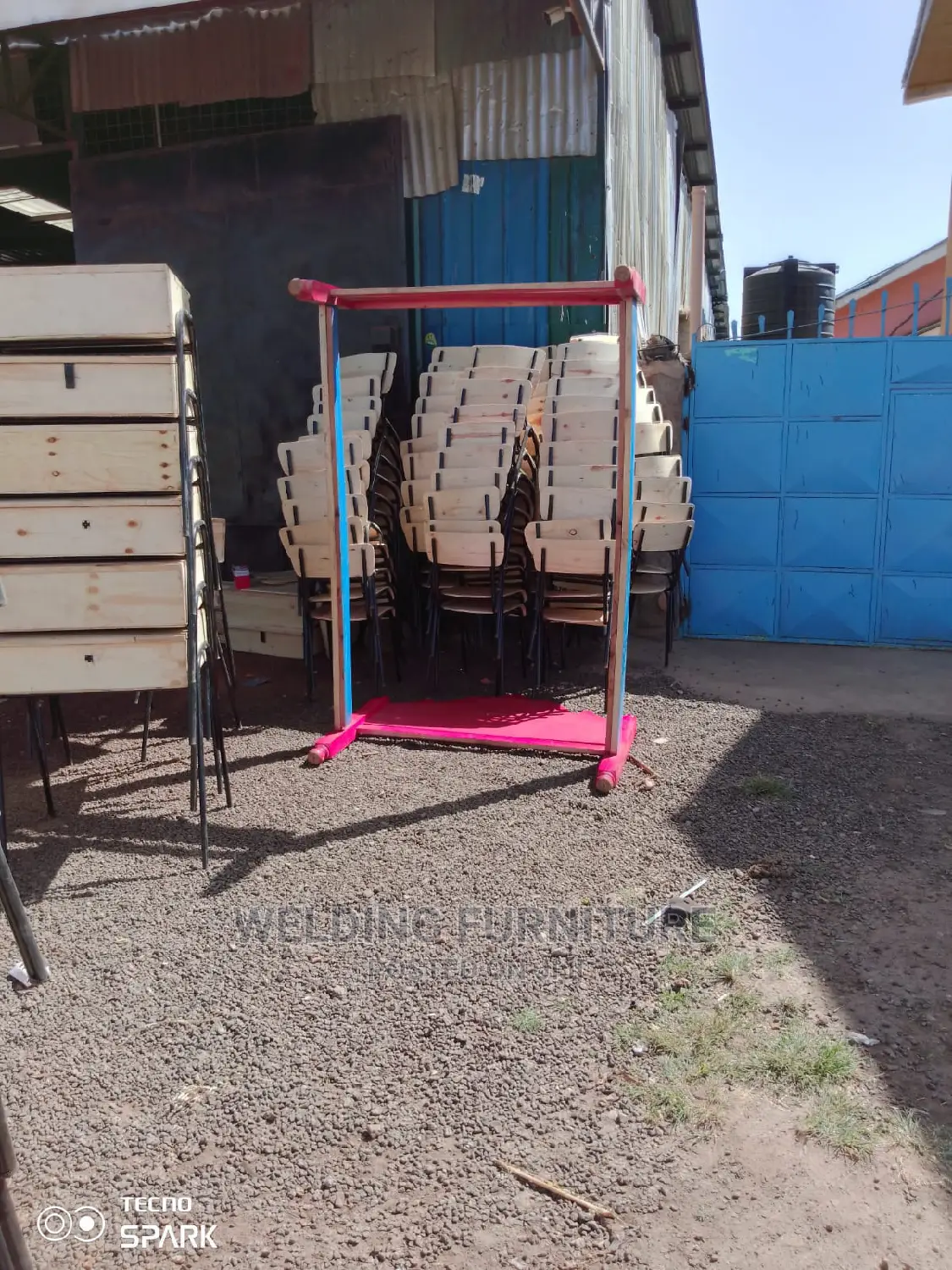 Lockers and Chairs