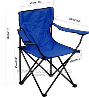Blue Adults Camping Chair - main view
