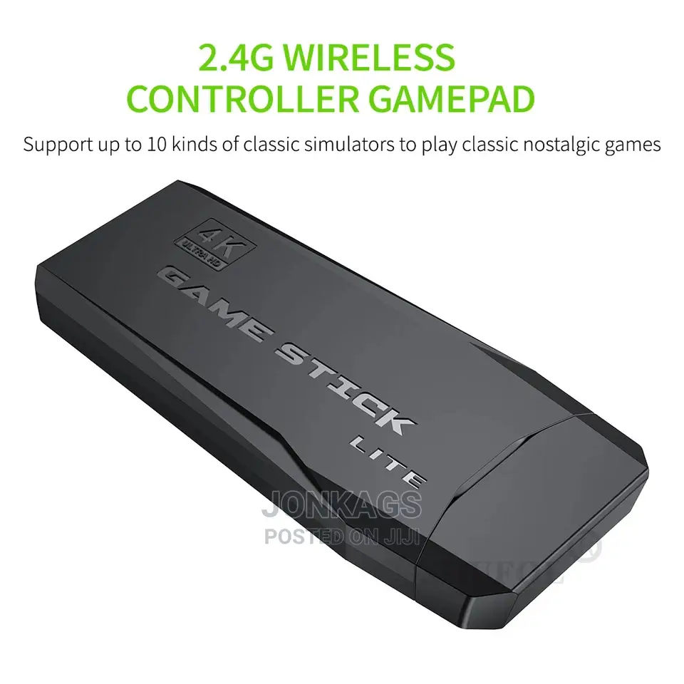 2.4g Wireless Game Stick With Over 1000 Games