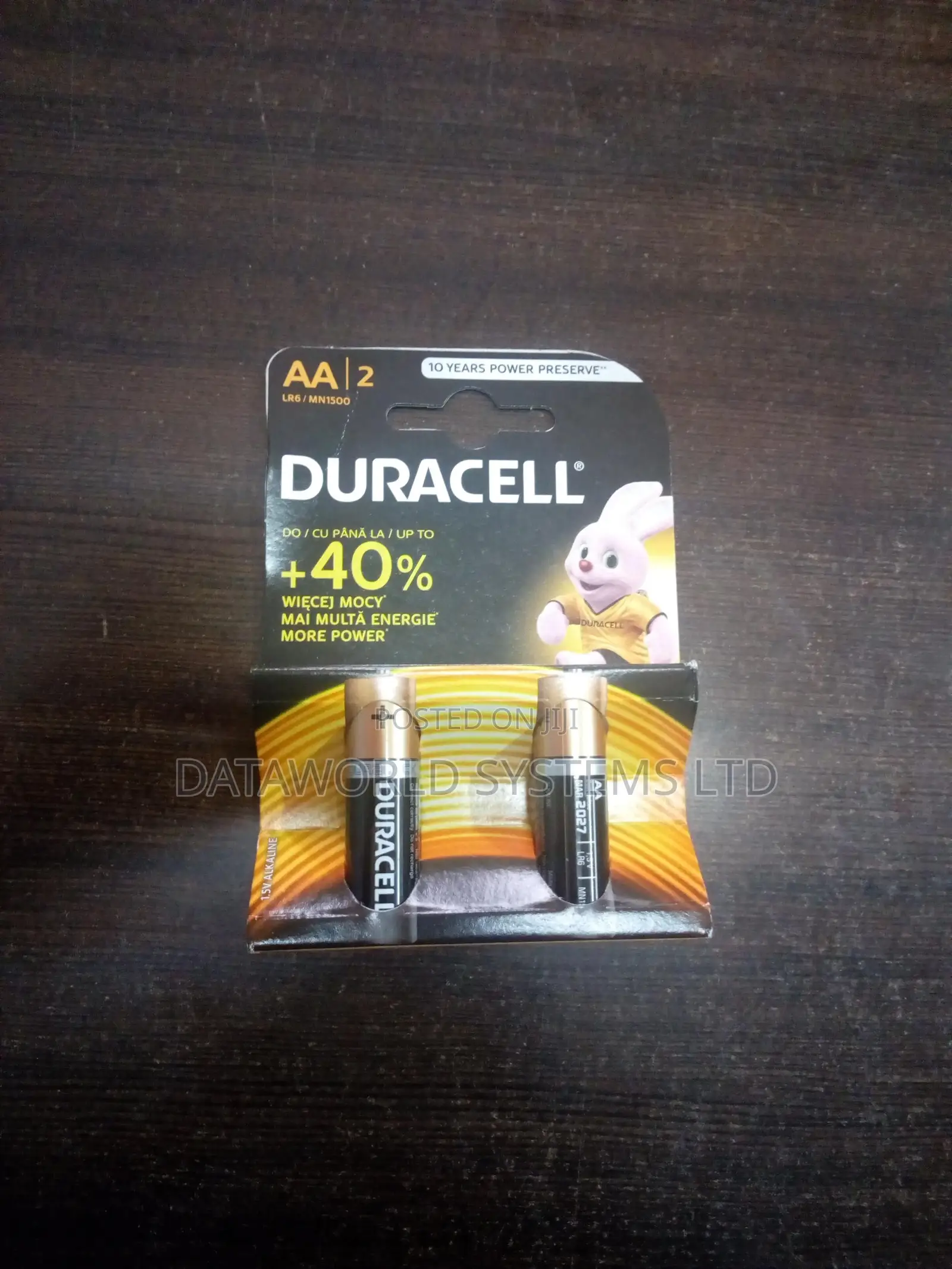 Duracell Plus Power (AA) Alkaline Battery Pair
