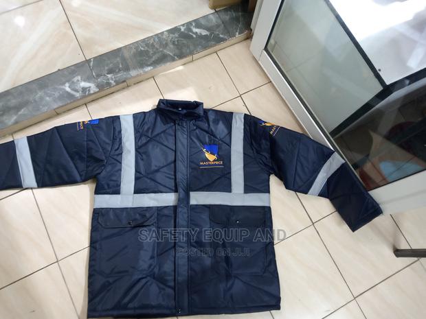 Navy Blue Safety Reflector Jackets-Branded