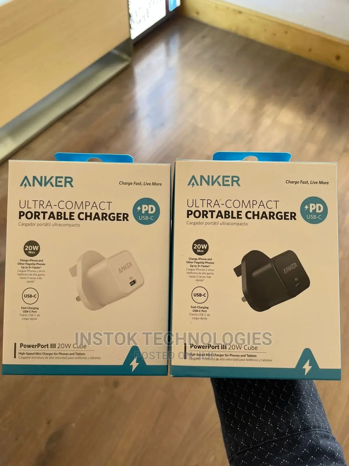 Anker Powerport Iii 20W Cube USB C High-Speed Mini Charger