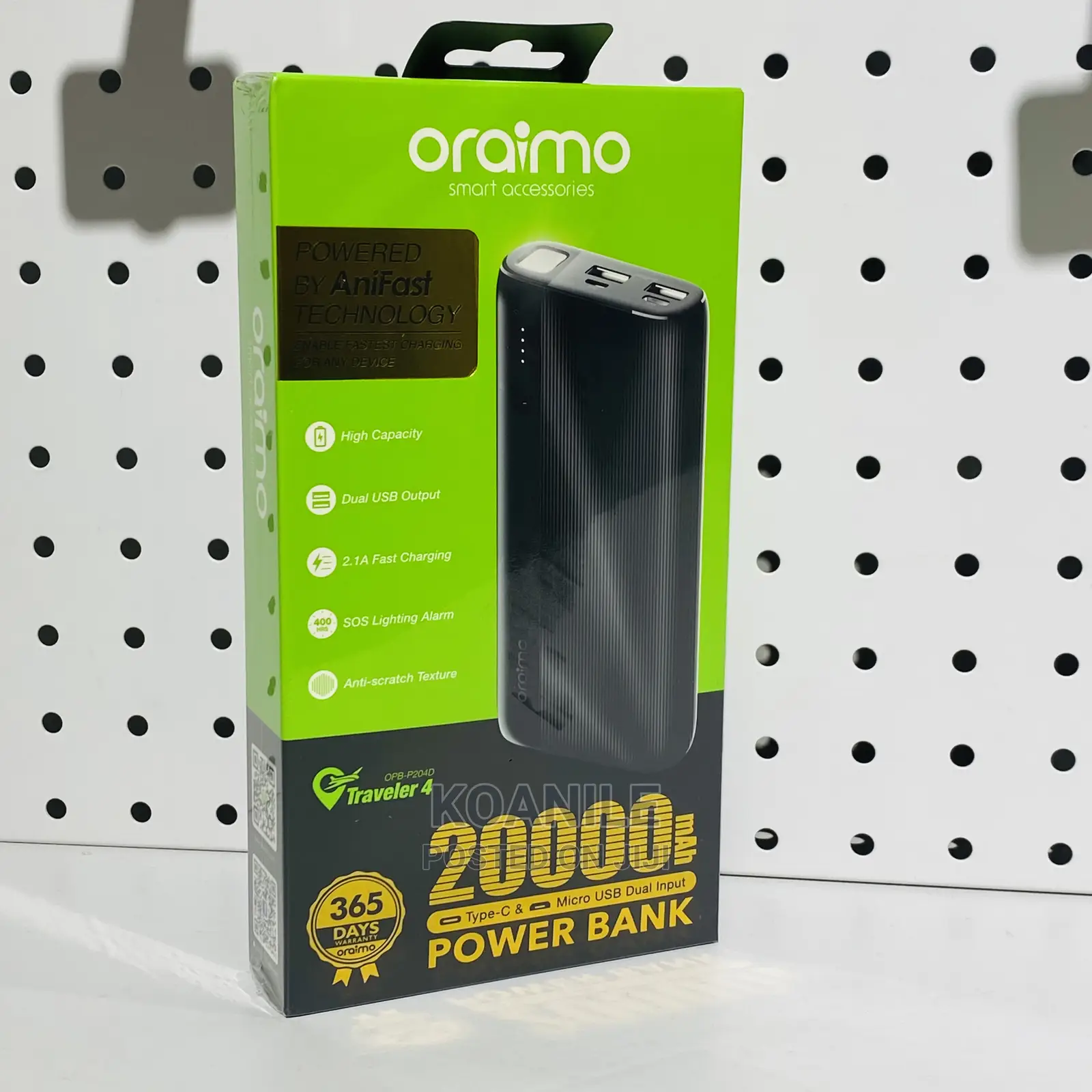 Oraimo 20000mah Power Bank