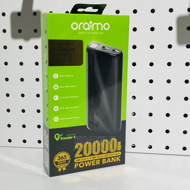 Oraimo 20000mah Power Bank - main view