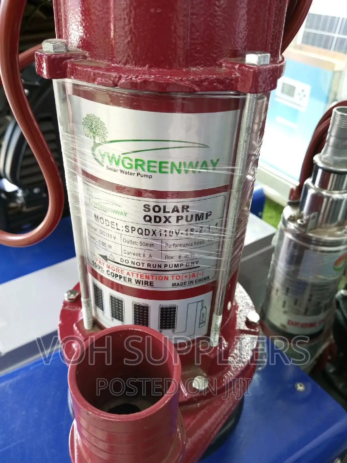 Greenway Water Solar Pump 18m With Float Switch