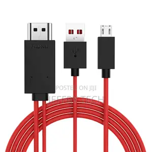 Micro USB to Male HDMI 1080P HDTV HD TV Video Cable Adapter