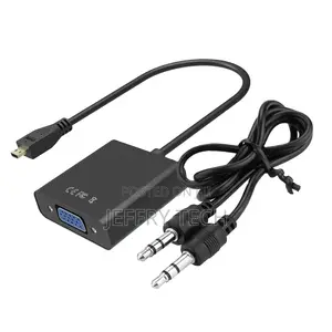 Cable Micro HDMI Type D Port Male to VGA Female Video Conver