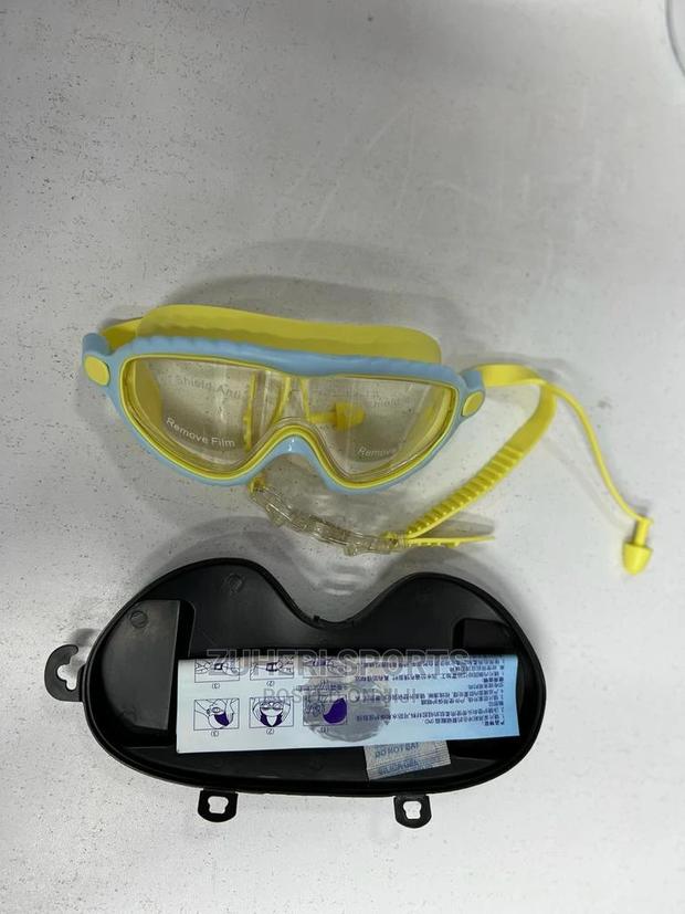 Swimming Goggles Kids  Antifog Yellow