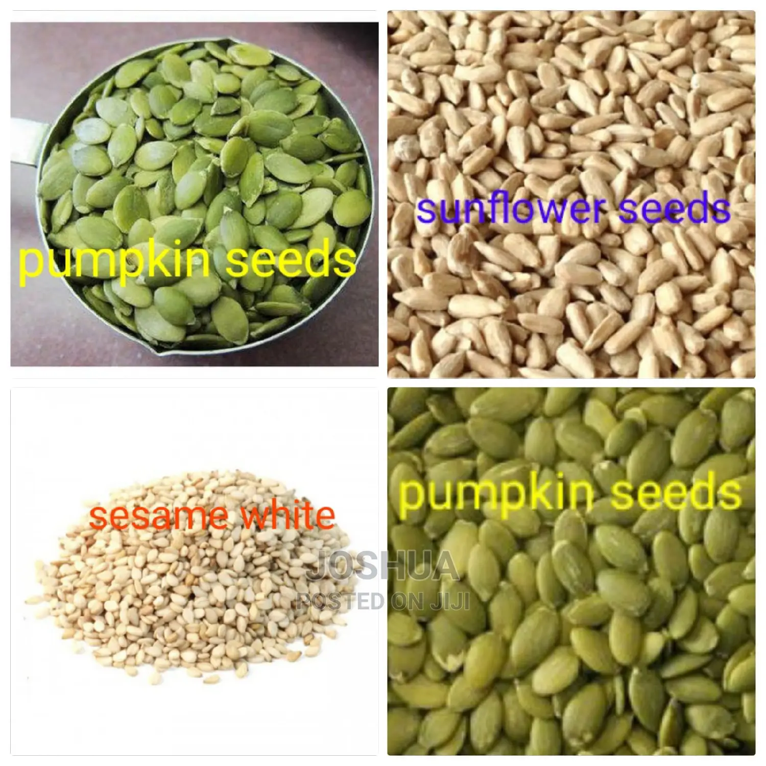 Pumpkin Seeds, Sunflower, Sesame