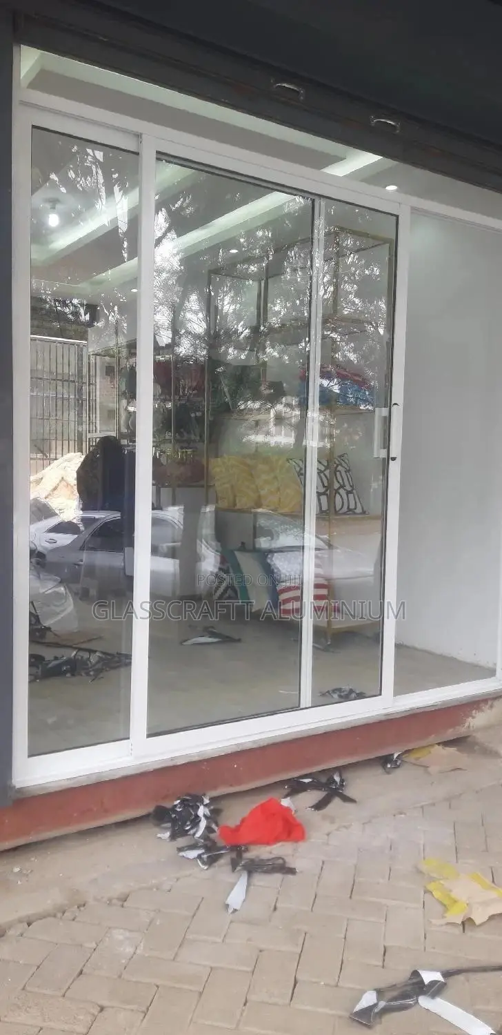 Shop Front Aluminium Sliding Door