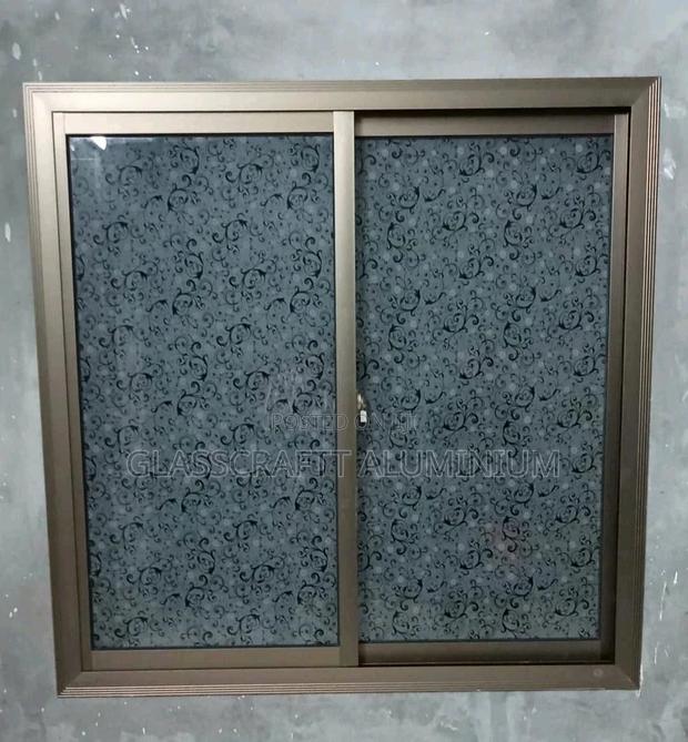 Wide Champagne Aluminium Windows - thumbnail 3