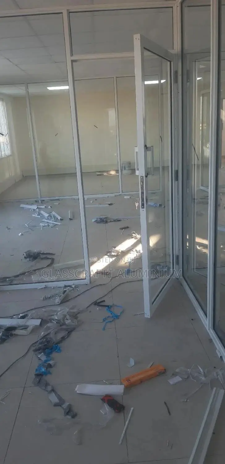 Double Glazed Office Partition
