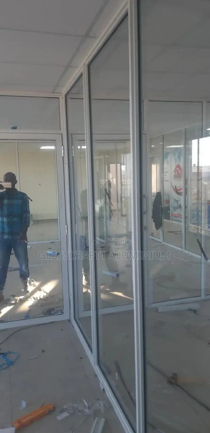 Double Glazed Office Partition
