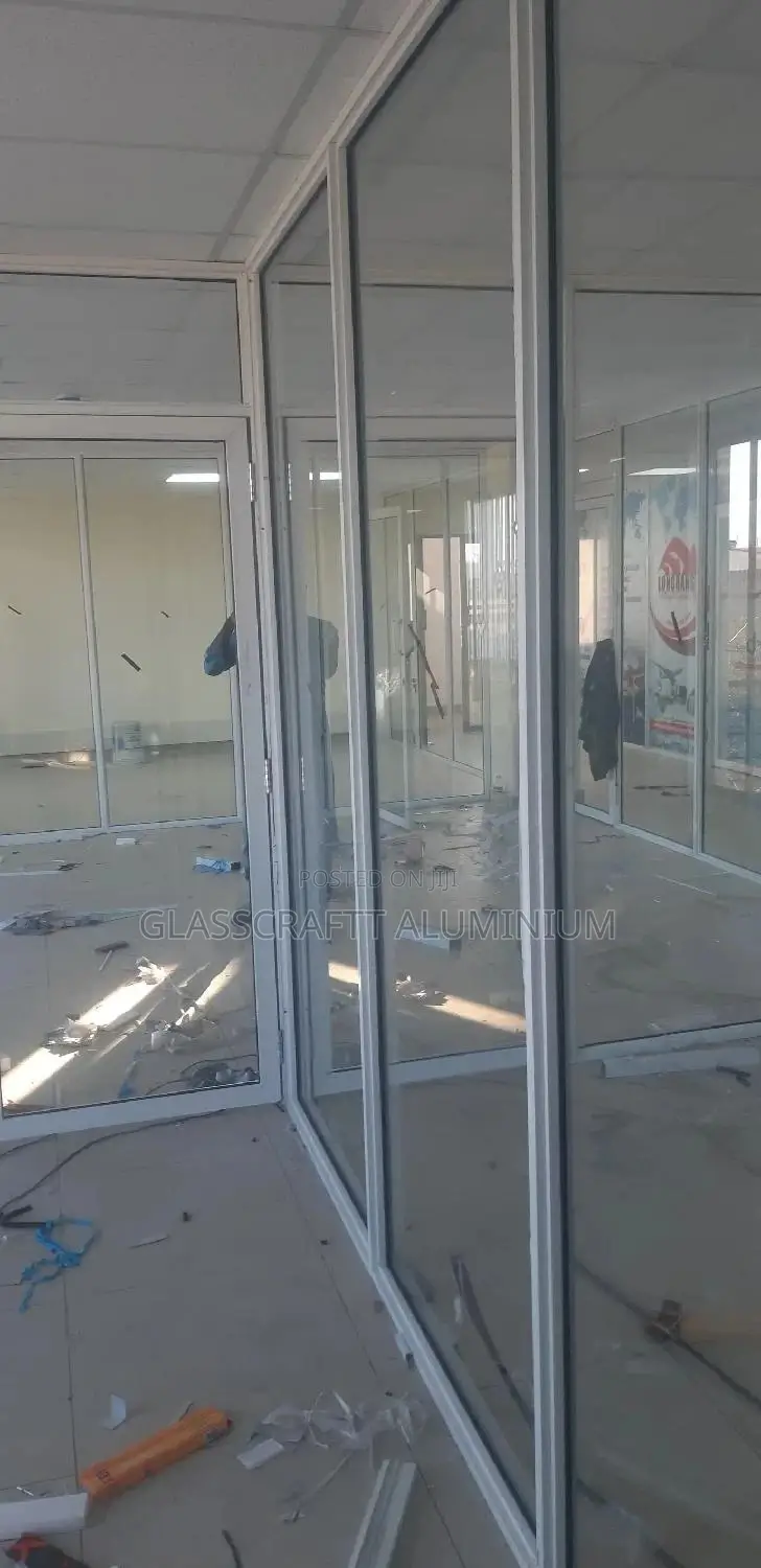 Double Glazed Office Partition