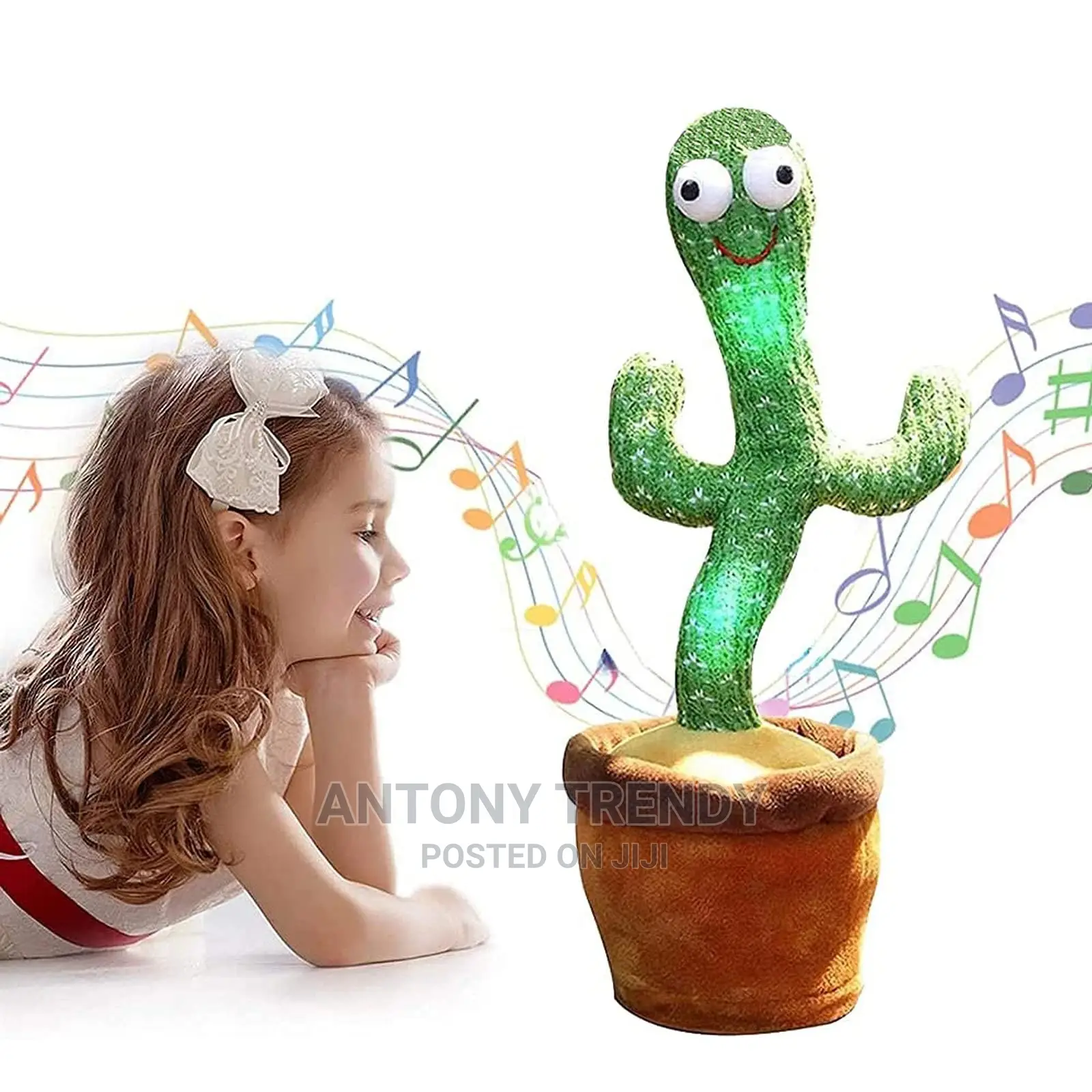 New Singing Cactus Toy With Charger Bluetooth