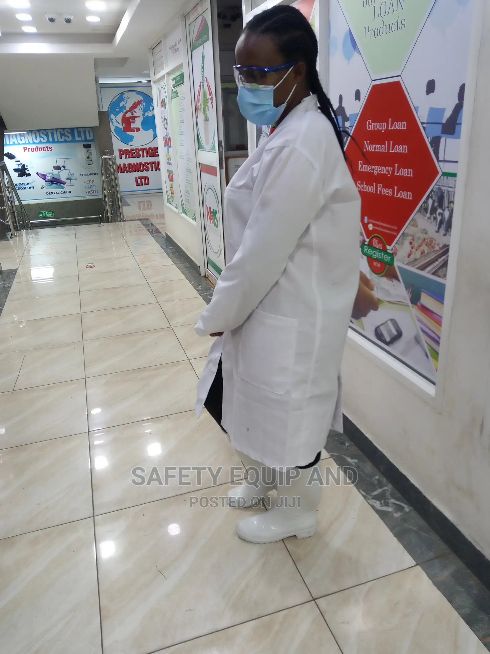 Safety Lab Coats With Long Sleeve
