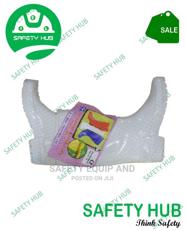 White CP Cleanners Gumboots - main view