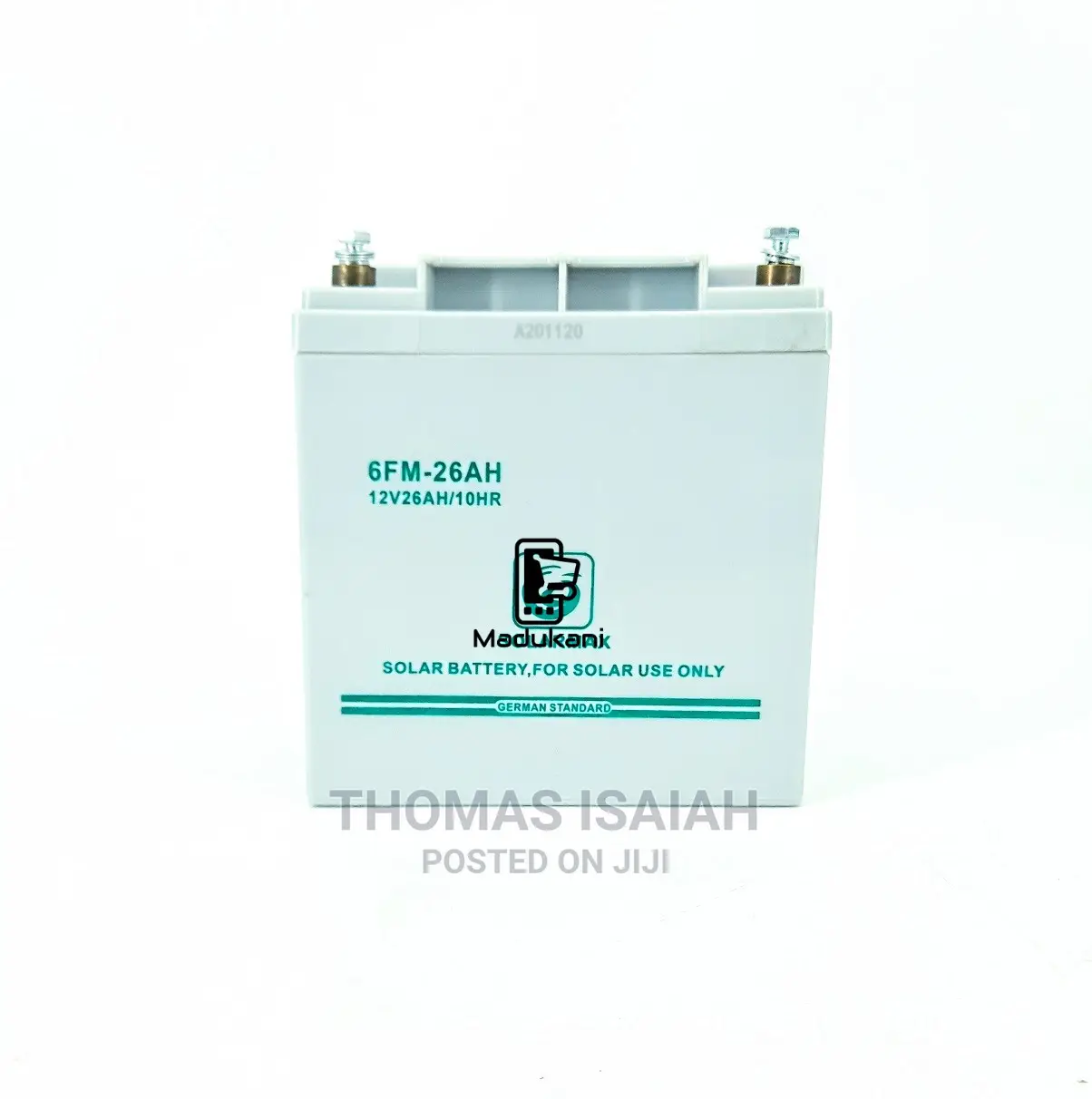 12V 26AH Maintenance Free Deep Cycle Solar Battery With Butt