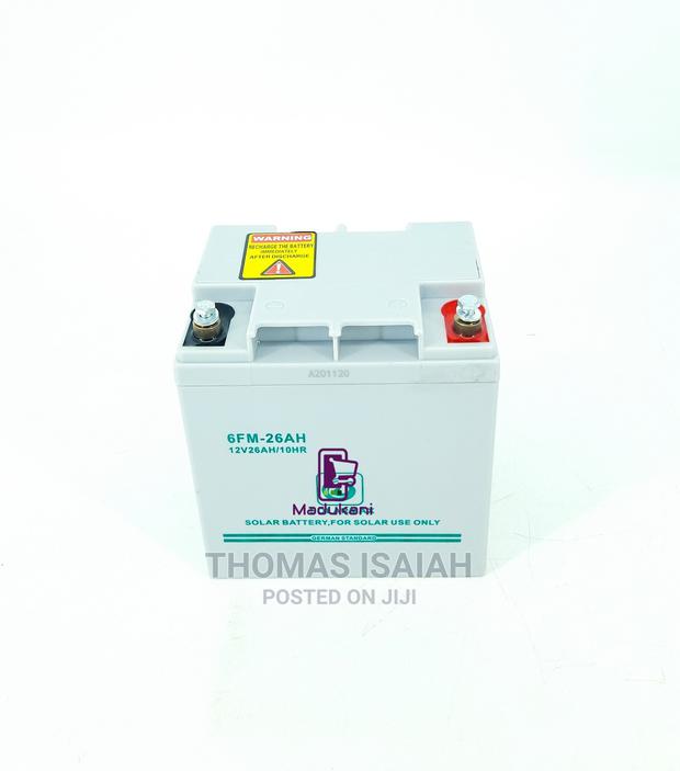 12V 26AH Maintenance Free Deep Cycle Solar Battery With Butt - thumbnail 4