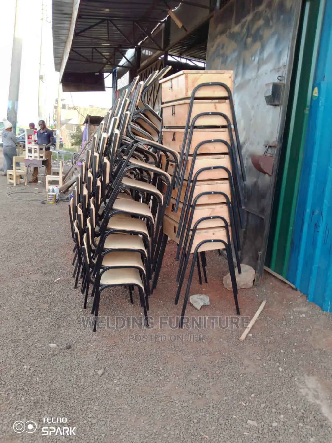 Lockers and Chairs