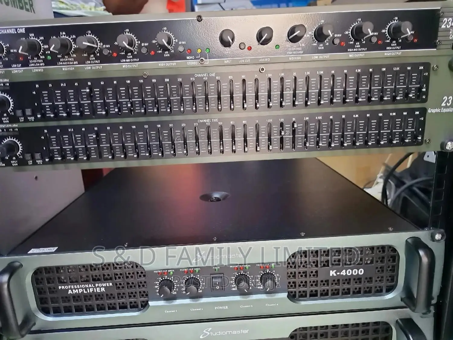 Studiomaster K-4000 4 Channels Amplifier