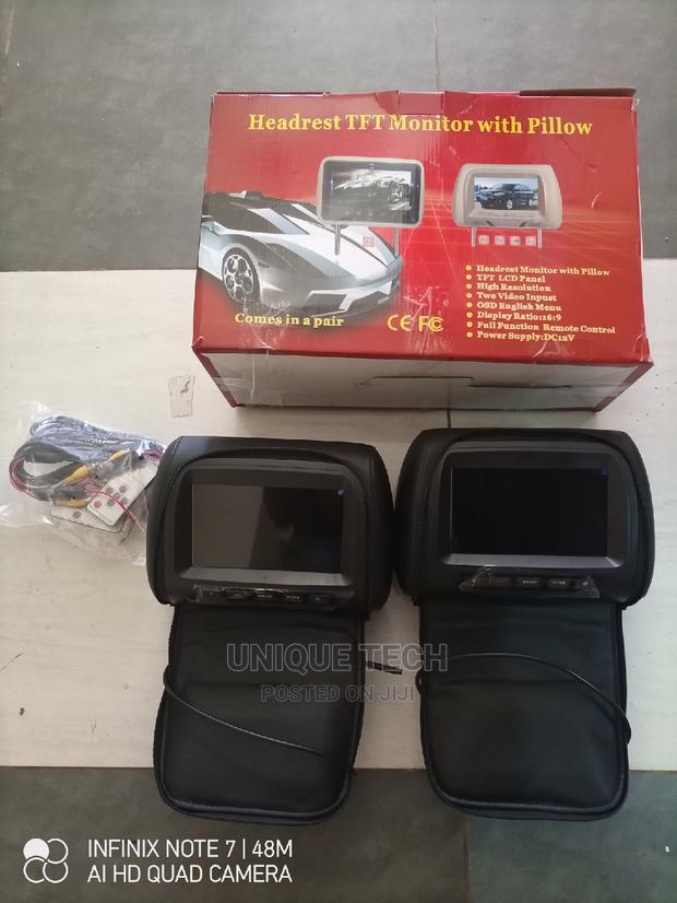Car Headrest Monitors 7 Inch With Covers