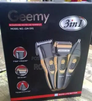 Geemy Rechargeable Shavers and Trimmer Set