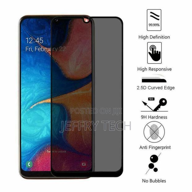Samsung Galaxy A70 A705F 3D Privacy Tempered Glass Screen Gu