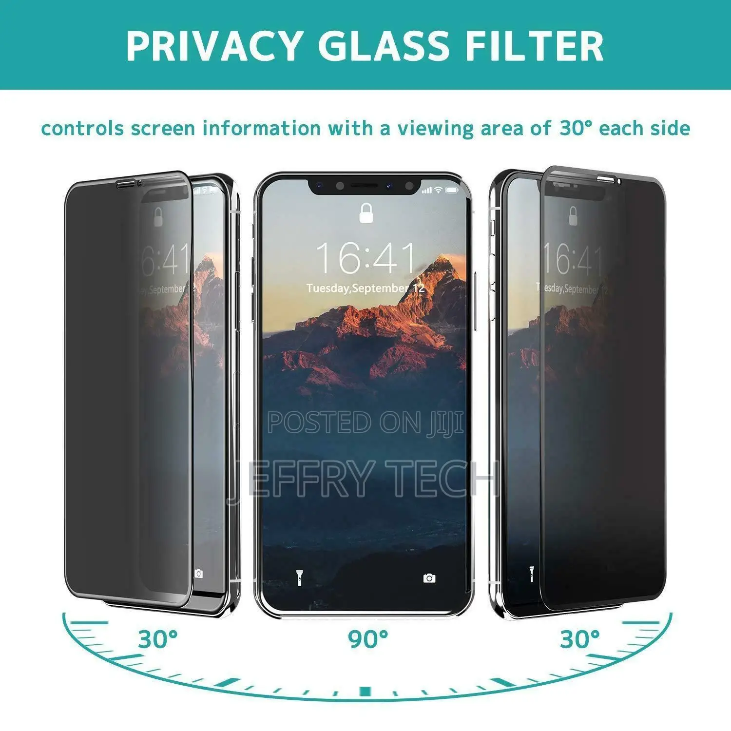 Samsung Galaxy A70 A705F 3D Privacy Tempered Glass Screen Gu