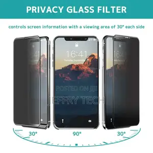 Samsung Galaxy A70 A705F 3D Privacy Tempered Glass Screen Gu