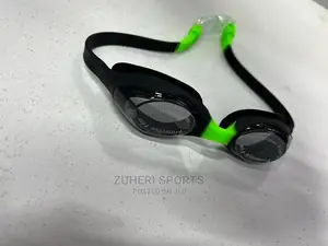 Swimming Goggles Black and Green Kids