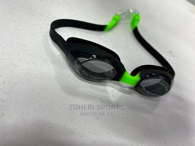 Swimming Goggles Black and Green Kids