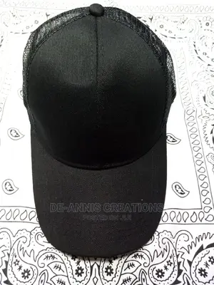 Black Mesh Caps