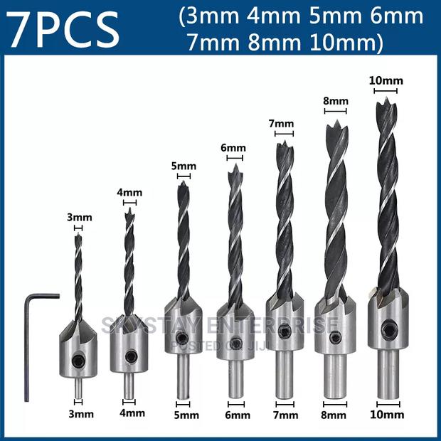 Counter Sink Drill Bits 7pcs