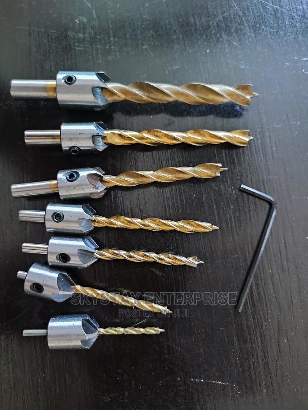 Counter Sink Drill Bits 7pcs - thumbnail 2