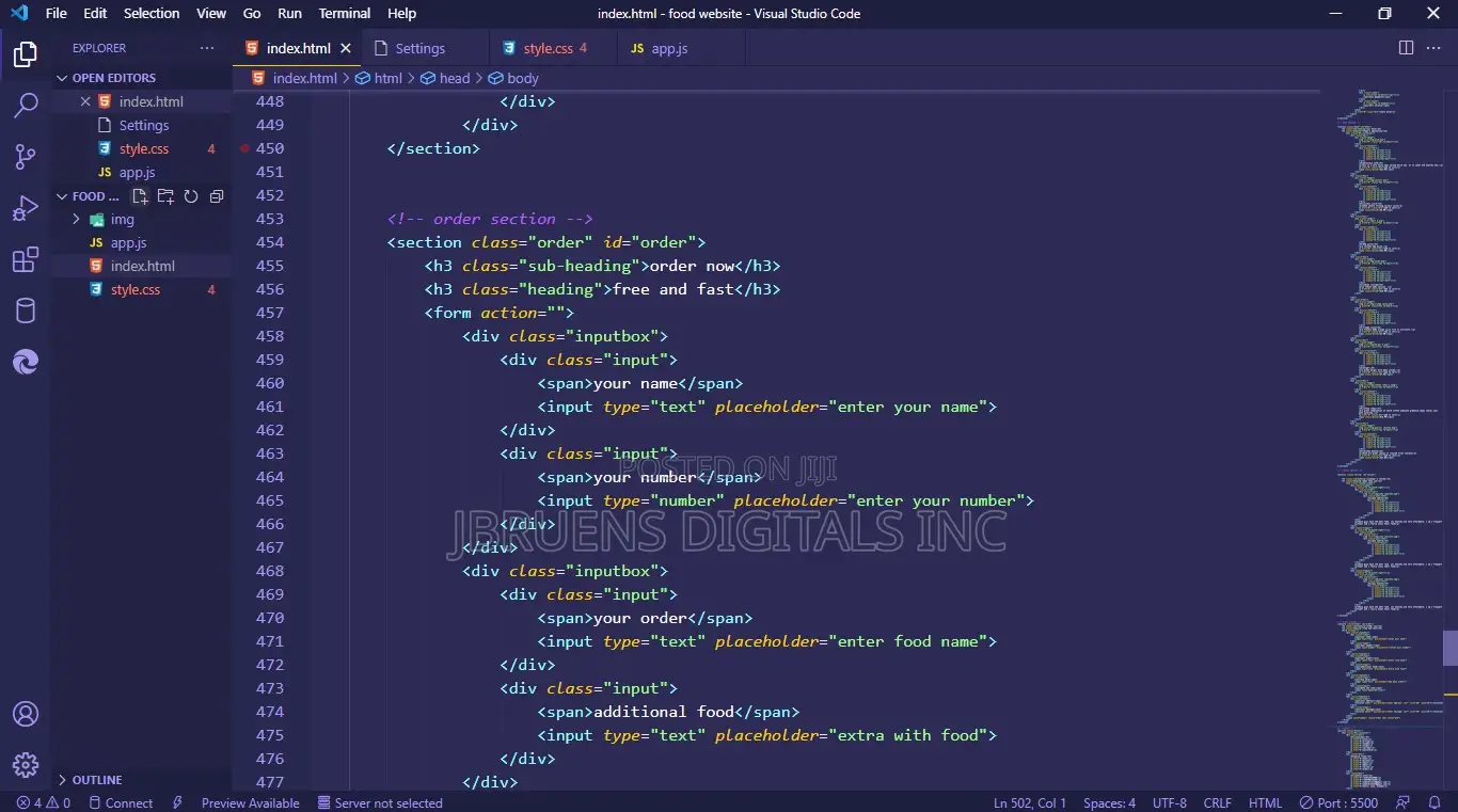 Front-end Web Developer