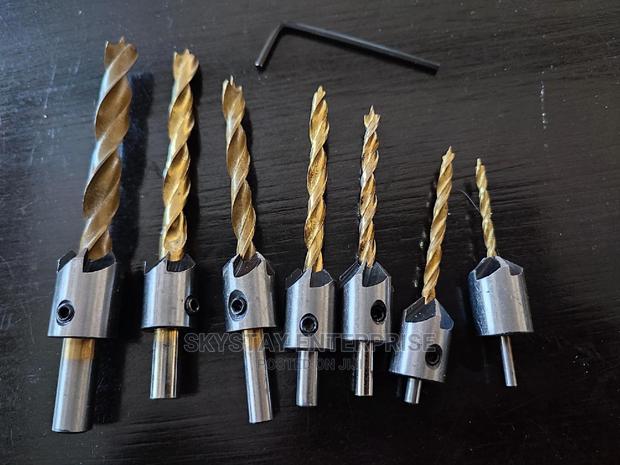 Counter Sink Drill Bits 7pcs - thumbnail 3